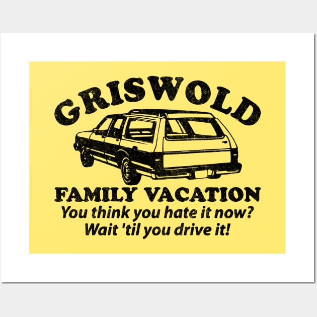 Griswold Family Vacation - vintage design Wall Art by BodinStreet